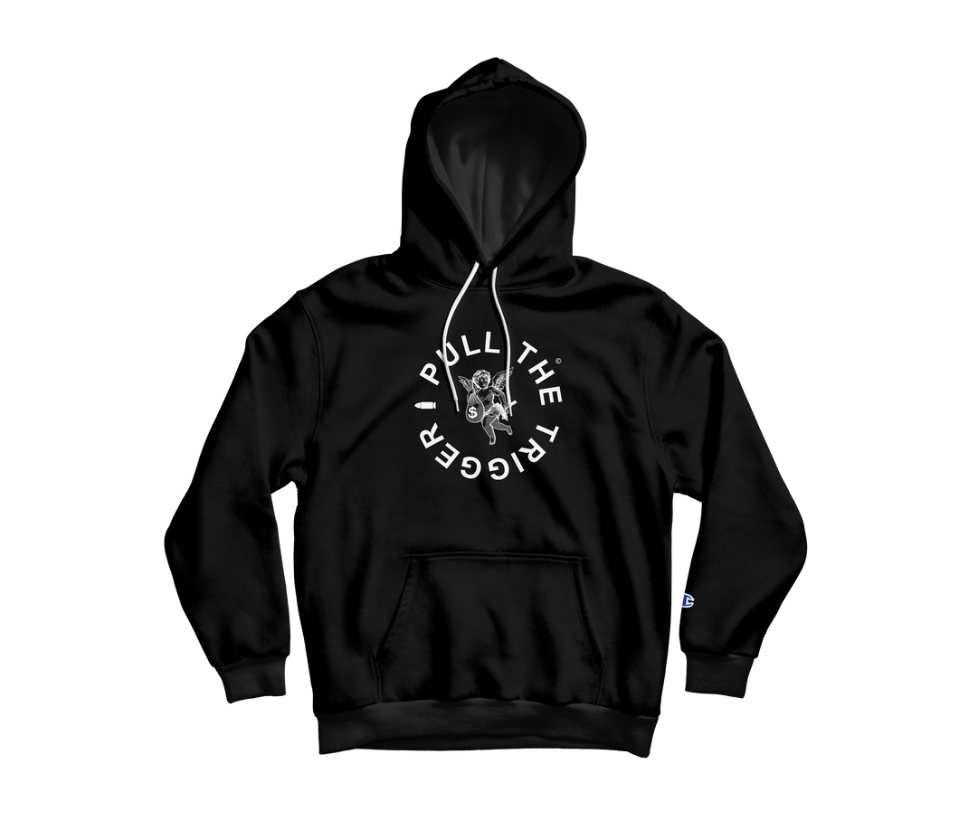 PULL THE TRIGGER HOODIE - BLACK
