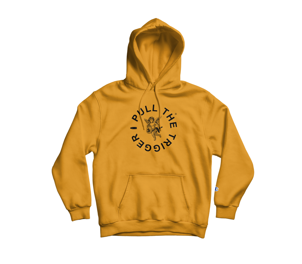 PULL THE TRIGGER HOODIE - YELLOW